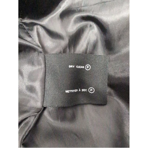 London Fog Wool Charcoal Black Women Dressy Peacoat Size M Quiet Luxury Oldmoney - Picture 5 of 11